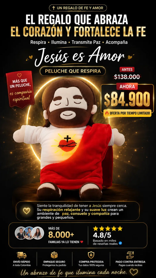 Jesus is love| Breathing plushie 30% OFF